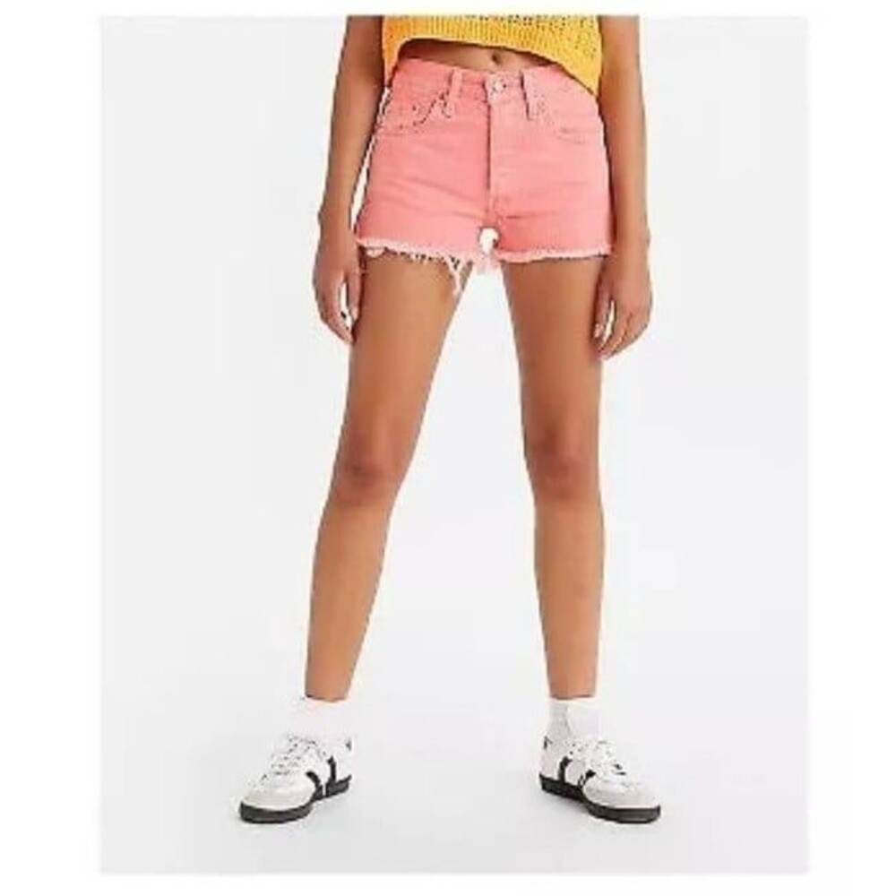 Levi's 501 Denim Jeans Dusty Brandied Apricot Pink 26